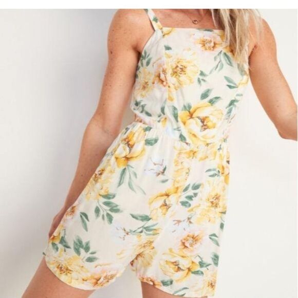 Soft-Woven Cami Romper -- 3.5-inch inseam old navy - Picture 1 of 12